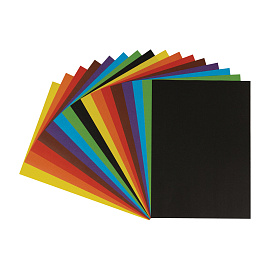 Цветная бумага офсетная А4, Мульти-Пульти, двустор., 16л., 8цв., в папке, "Приключения Енота