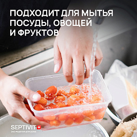 Средство для мытья посуды гипоаллергенное 5 л, SEPTIVIT "Ледяной лайм", биоразлагаемый,