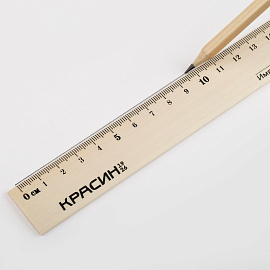 Линейка 40см Красин "Стандарт", дерево фото Линейка 40см Красин "Стандарт", дерево