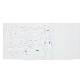 Цветная пористая резина (фоамиран) ArtSpace, А4, 5л., 5цв., 2мм, плюшевая