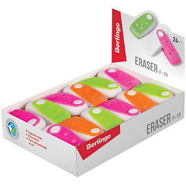 Ластик Berlingo "F-10", прямоугольный/овальный, термопластичная резина, 60*24*15мм, выдвижной фото Ластик Berlingo "F-10", прямоугольный/овальный, термопластичная резина, 60*24*15мм, выдвижной