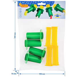 Шприцы для моделирования JOVI (Испания), набор 4 шт., для растительного пластилина (теста), 424 фото Шприцы для моделирования JOVI (Испания), набор 4 шт., для растительного пластилина (теста), 424