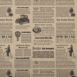 Бумага упаковочная подарочная "Kraft Unlimited", 70x100 см, 10 дизайнов ассорти, ЗОЛОТАЯ СКАЗКА, 591913