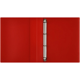 Папка на 4 кольцах СТАММ "Кристалл" А4, 25мм, 700мкм, пластик, красная фото Папка на 4 кольцах СТАММ "Кристалл" А4, 25мм, 700мкм, пластик, красная