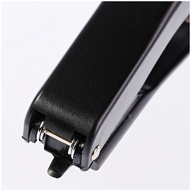 Степлер №10 OfficeSpace до 12л., пластиковый корпус, черный фото Степлер №10 OfficeSpace до 12л., пластиковый корпус, черный