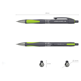 Карандаш механический серый Erich Krause Megapolis Concept 0.5 мм (20340)