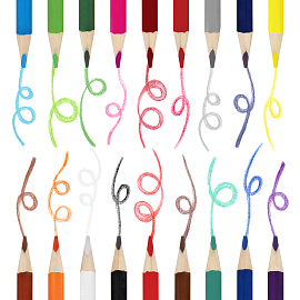 Карандаши цветные ЮНЛАНДИЯ "СЛАДКИЕ ИСТОРИИ", 18 цветов, трехгранные, грифель 3 мм, натуральное дерево, 181394