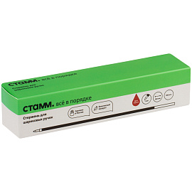 Стержень шариковый СТАММ красный, 152мм, 1,0мм