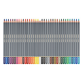 Карандаши акварельные художественные Гамма "Студия", 36цв., заточен., картон. упаковка фото Карандаши акварельные художественные Гамма "Студия", 36цв., заточен., картон. упаковка