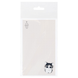 Блок для записей MESHU "Cute cats", 10*17см, 50л., на склейке фото Блок для записей MESHU "Cute cats", 10*17см, 50л., на склейке