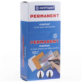 Маркер перманентный CENTROPEN 2836, ЧЕРНЫЙ, круглый наконечник, 2 мм, 6 2836 0012 фото Маркер перманентный CENTROPEN 2836, ЧЕРНЫЙ, круглый наконечник, 2 мм, 6 2836 0012