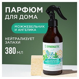 Освежитель воздуха Synergetic Ягоды можжевельника и ангелика 380 мл фото Освежитель воздуха Synergetic Ягоды можжевельника и ангелика 380 мл