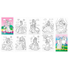 Раскраска А5, 10 стр. ТРИ СОВЫ "Для девочек