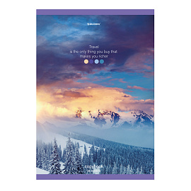 Тетрадь А4, 96 л., BRAUBERG, скоба, клетка, обложка картон, "Journey", 404064 фото Тетрадь А4, 96 л., BRAUBERG, скоба, клетка, обложка картон, "Journey", 404064