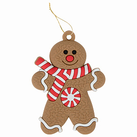 Украшение ёлочное "Пряничные человечки", 12 шт., 7 см, ЗОЛОТАЯ СКАЗКА, 592146