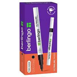 Маркер-краска Berlingo "Uniline PA200" черная, 2мм, нитро-основа фото Маркер-краска Berlingo "Uniline PA200" черная, 2мм, нитро-основа