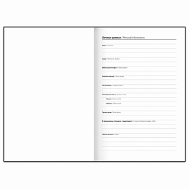 Ежедневник датированный 2026 145х215 мм, А5, STAFF, обложка бумвинил, синий, 117305