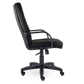 Кресло офисное "Менеджер", ткань, монолитный каркас, черное С-11, В-14 фото Кресло офисное "Менеджер", ткань, монолитный каркас, черное С-11, В-14
