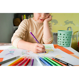 Фломастеры Bic Kid Couleur 12 цветов для маленьких детей (вентилируемые колпачки) фото Фломастеры Bic Kid Couleur 12 цветов для маленьких детей (вентилируемые колпачки)