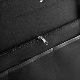 Папка деловая OfficeSpace Dublin из искуственной кожи черного цвета (ПА_КЗ_671)