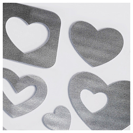 Набор светоотражающих наклеек Мульти-Пульти "Сердца", 16шт. фото Набор светоотражающих наклеек Мульти-Пульти "Сердца", 16шт.