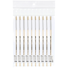 Кисть щетина, ArtSpace, круглая №06, пакет, европодвес