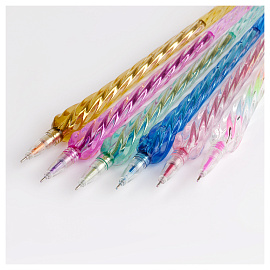 Ручка гелевая MESHU "Ice" , металлик ассорти, 0,6мм фото Ручка гелевая MESHU "Ice" , металлик ассорти, 0,6мм