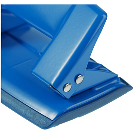 Дырокол Berlingo "Power TX" 10л., металлический, с линейкой, синий фото Дырокол Berlingo "Power TX" 10л., металлический, с линейкой, синий