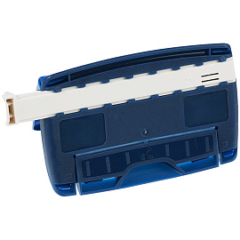 Дырокол Berlingo "Power TX" 10л., металлический, с линейкой, синий фото Дырокол Berlingo "Power TX" 10л., металлический, с линейкой, синий