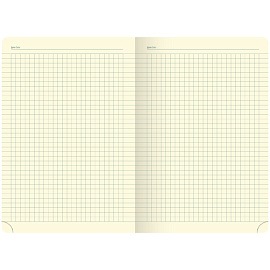 Записная книжка А5 80л., кожзам, Berlingo "Fuze", цветной срез, желтый