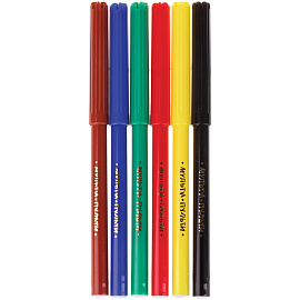 Фломастеры Мульти-Пульти "Енот во Франции", 06цв., смываемые, картон, европодвес фото Фломастеры Мульти-Пульти "Енот во Франции", 06цв., смываемые, картон, европодвес