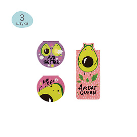 Закладки магнитные для книг, 3шт., MESHU "Avocat