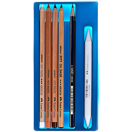 Набор художественных изделий Faber-Castell " Goldfaber Classic Sketch", 6 предметов, картон. упаковка