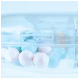 Набор канцелярский Meshu Dew 4 отделения (зажимы для бумаг 19 мм, скрепки канцелярские 28 мм, скрепки канцелярские 50 мм, силовые кнопки)