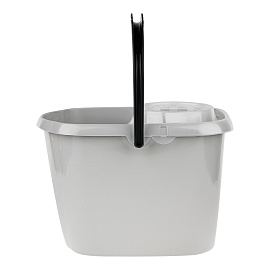 Ведро пластиковое OfficeClean с отжимом, прямоугольное, серое, 12л фото Ведро пластиковое OfficeClean с отжимом, прямоугольное, серое, 12л