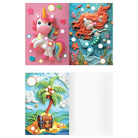 Раскраска пластилином А5, 8 стр., ТРИ СОВЫ "Выпуск №2