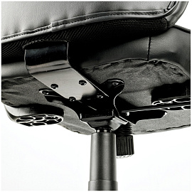 Кресло игровое Helmi HL-S04 "Mixed", экокожа черная фото Кресло игровое Helmi HL-S04 "Mixed", экокожа черная