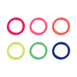 Резинки для волос MESHU, неоновые ассорти, 40шт., диаметр 2,5см, европодвес фото Резинки для волос MESHU, неоновые ассорти, 40шт., диаметр 2,5см, европодвес