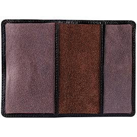 Обложка для паспорта OfficeSpace "Naples", кожа, глум, тиснение фольгой