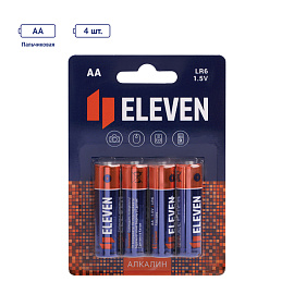 Батарейка Eleven AA (LR6) алкалиновая Цена за 1 батарейку фото Батарейка Eleven AA (LR6) алкалиновая Цена за 1 батарейку