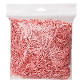 Бумажный наполнитель 2мм, MESHU, 100г, розовый