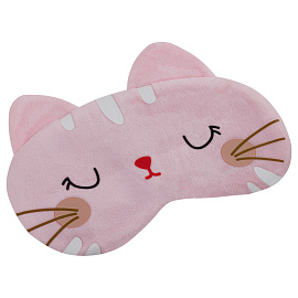 Маска для сна MESHU "Pink kitten", пакет zip-lock, европодвес фото Маска для сна MESHU "Pink kitten", пакет zip-lock, европодвес