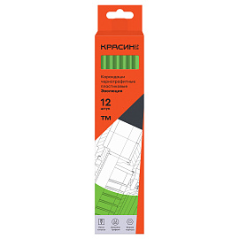 Карандаш ч/г Красин "Эволюция" ТМ (HB), заточен., пластиковый фото Карандаш ч/г Красин "Эволюция" ТМ (HB), заточен., пластиковый