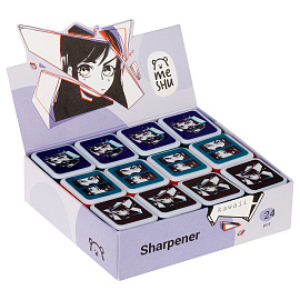 Точилка пластиковая MESHU "Kawaii", 1 отверстие, ассорти фото Точилка пластиковая MESHU "Kawaii", 1 отверстие, ассорти