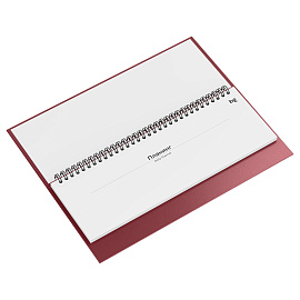 Планинг недатированный 56л., 285*100, бумвинил, BG, бордовый