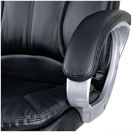 Кресло руководителя Helmi HL-E07 "Invest", экокожа черная, механизм качания фото Кресло руководителя Helmi HL-E07 "Invest", экокожа черная, механизм качания