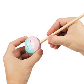 Точилка пластиковая MESHU "Best friends", 2 отверстия, ассорти фото Точилка пластиковая MESHU "Best friends", 2 отверстия, ассорти