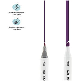 Набор двусторонних маркеров для скетчинга MESHU 24цв., пастельные цвета, корпус трехгранный, пулевид./клиновид.наконечники, ПВХ-бокс фото Набор двусторонних маркеров для скетчинга MESHU 24цв., пастельные цвета, корпус трехгранный, пулевид./клиновид.наконечники, ПВХ-бокс
