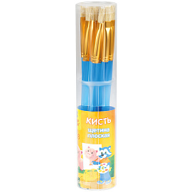 Кисть щетина, Мульти-Пульти, плоская №08 фото Кисть щетина, Мульти-Пульти, плоская №08