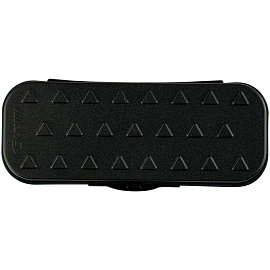 Пенал-футляр, 215*90*43 СТАММ "Космонавты", черный металлик